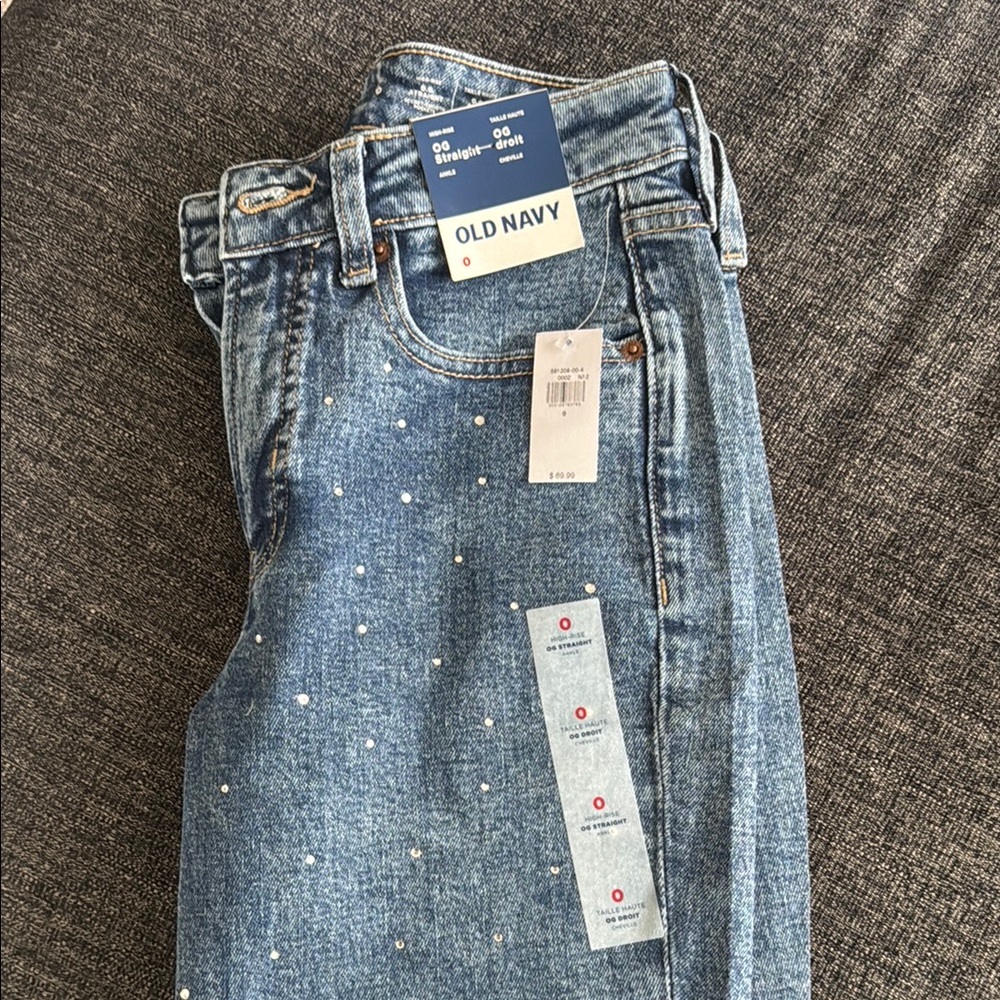 Old Navy Women's Blue Ankle Jeans